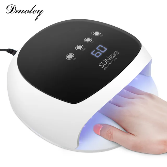 Dmoley 52 W УФ светодиодный светильник 24 шт s лампа для ногтей с 30 s/60 s/90 s/120 Кнопка