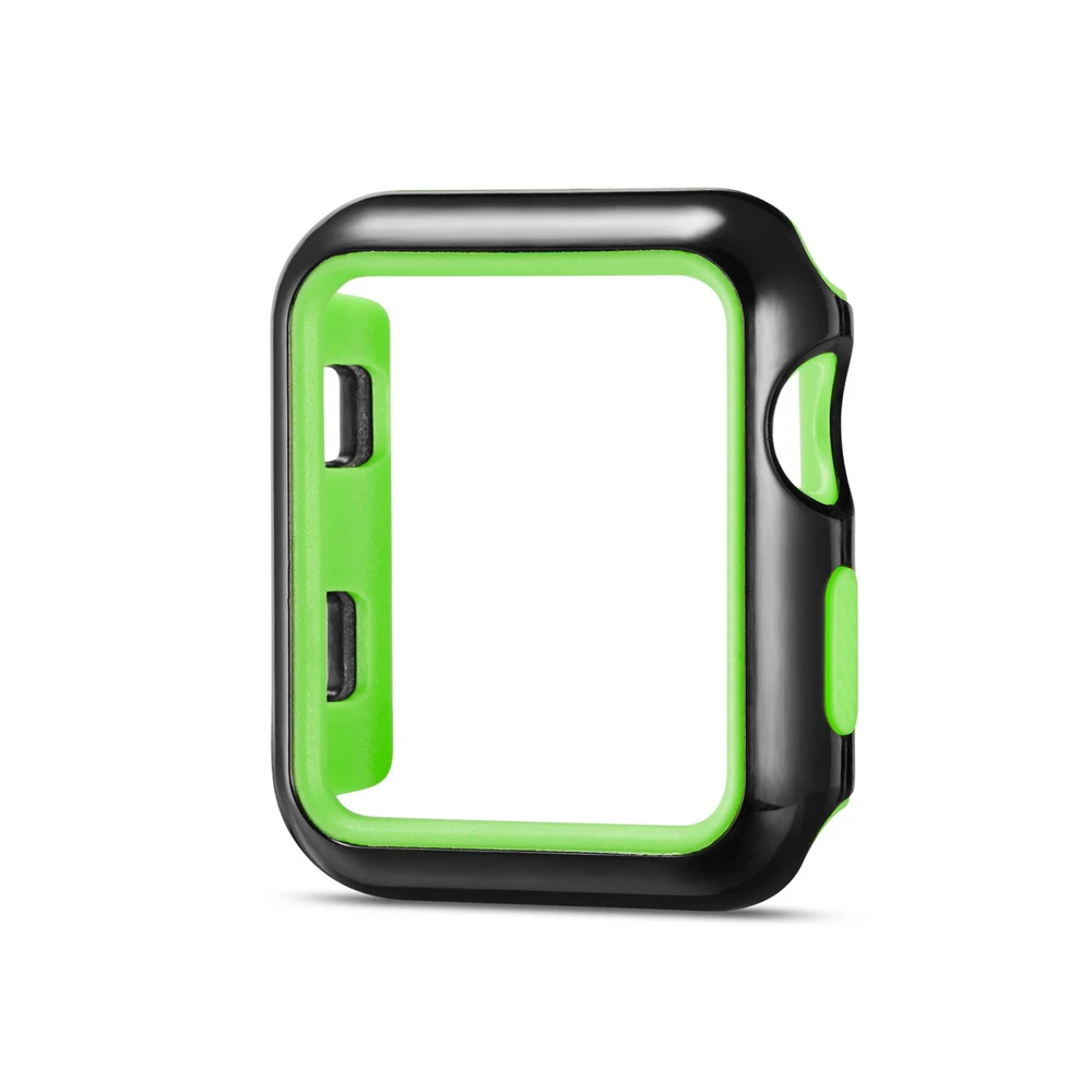 FOLOME Soft Silicone Bumper Case Compatible for Apple Watch Protective Cover Series 3 2 1 | Наручные часы