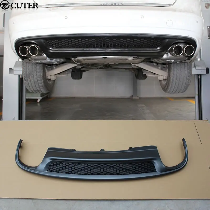 A4 B9 S LINE PP Диффузор губа на задний бампер для Audi SLINE Standard car body kit 13 16|Обвесы| |