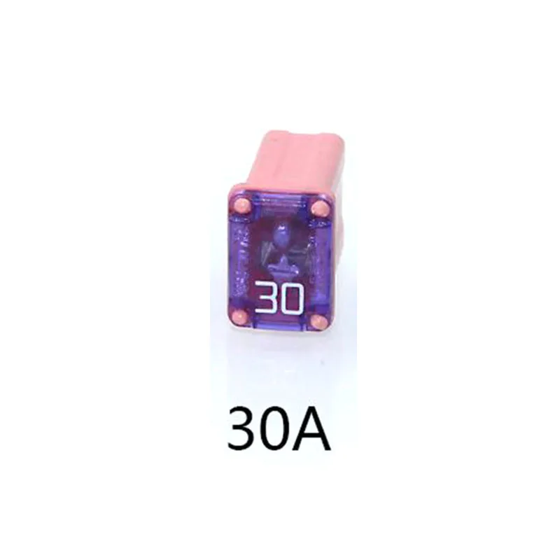 Слоновая кость 1 шт. PEC 15A 20A 25A 30A 40A микро страхование Авто квадратный предохранитель трубки прямоугольник автомобильный предохранитель для Ford Mondeo Corola - Цвет: Слоновая кость