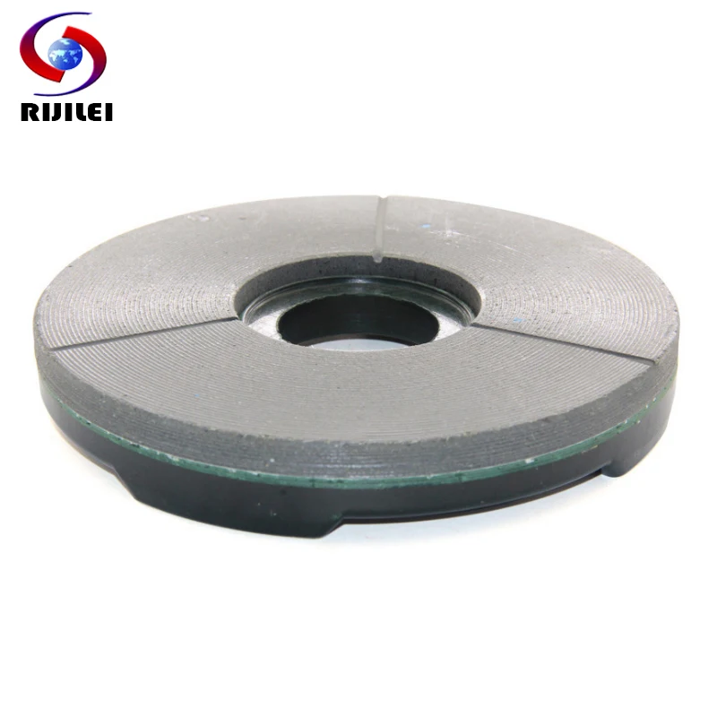 RIJILEI 4inch Diamond Resin Grinding Discs For Marble Polishing 100mm Resin bond polishing pad BLACK RED WHITE BUFF Disc YG23-1