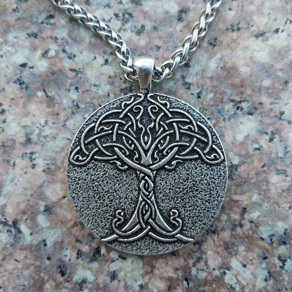 LANGHONG 1 шт. Yggdrasil World Tree колье с кулоном в стиле викингов ожерелье древо жизни