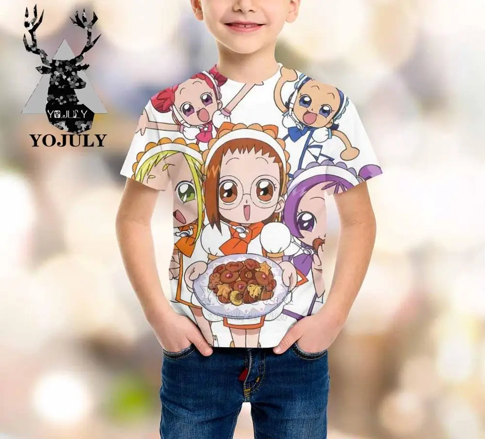 16 YOJULY Witch Doremi harajuku/детская одежда с 3d принтом для маленьких мальчиков и девочек-подростков детская футболка Лидер продаж, модные топы, футболки Modis A321 - Цвет: 16