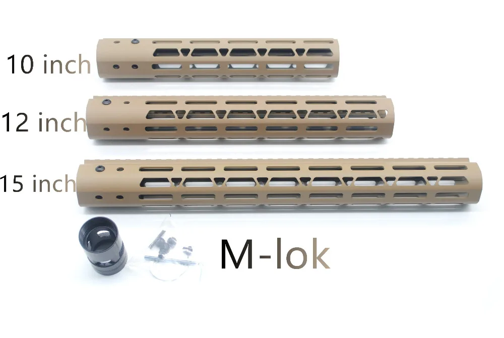 AR15 10 '཈'' 15 ''дюймовый Плавающий поплавок без загара M Lok Handguard Picatinny Rail Mount