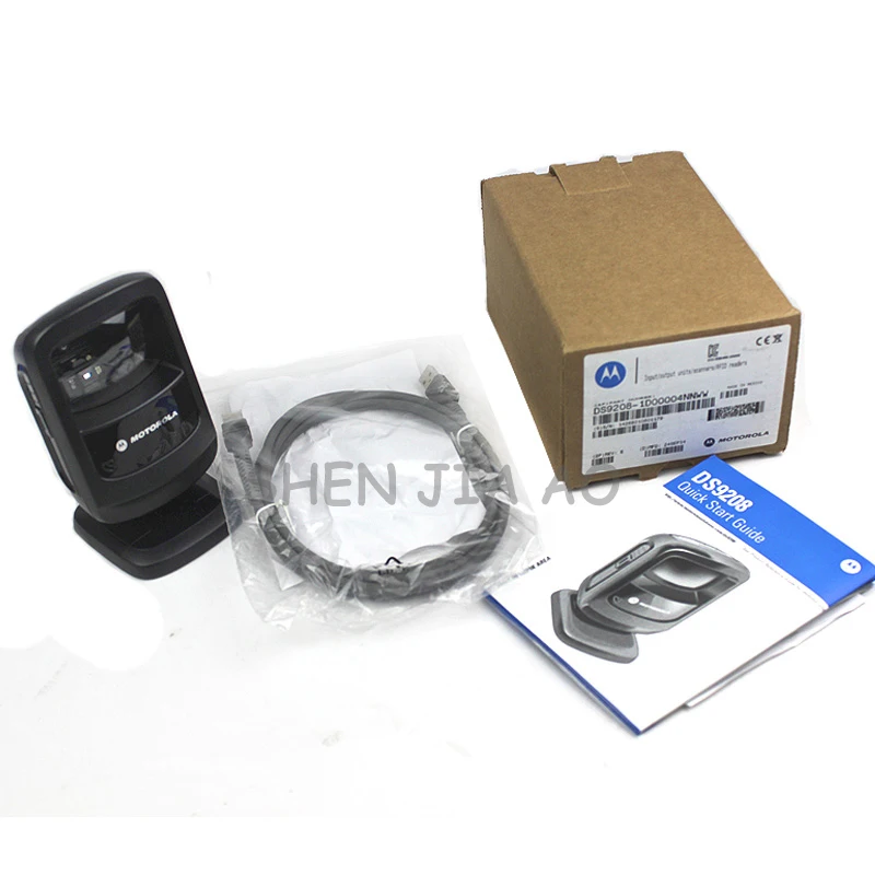 Сканер штрих кода платформа одномерный сканер DS9208 супермаркет сканирующий