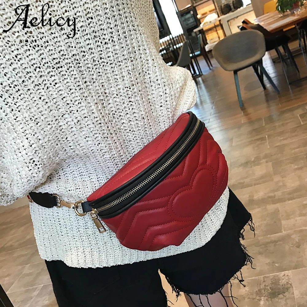 Женская сумка через плечо Aelicy модная однотонная высокого качества с карманом для