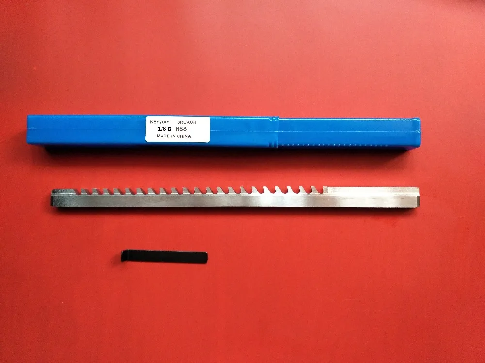 1/8 B Push-Type HSS Keyway Broach Inch Size Cutting Tool for CNC Machine | Инструменты