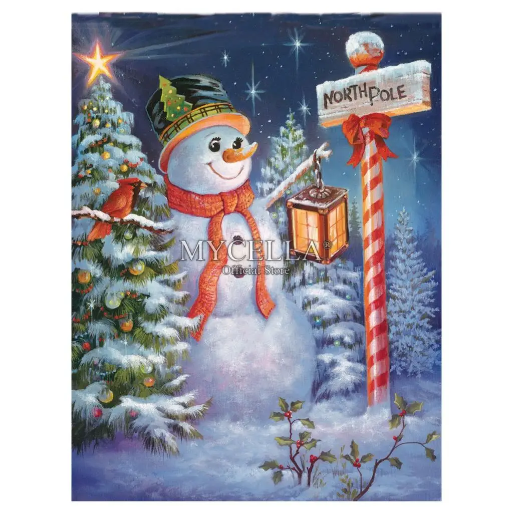 

5D DIY Diamond Painting Christmas tree Snowman Embroidery Cross Stitch Full Diamond Mosaic Home Decor Gift Needlework Art Crafts