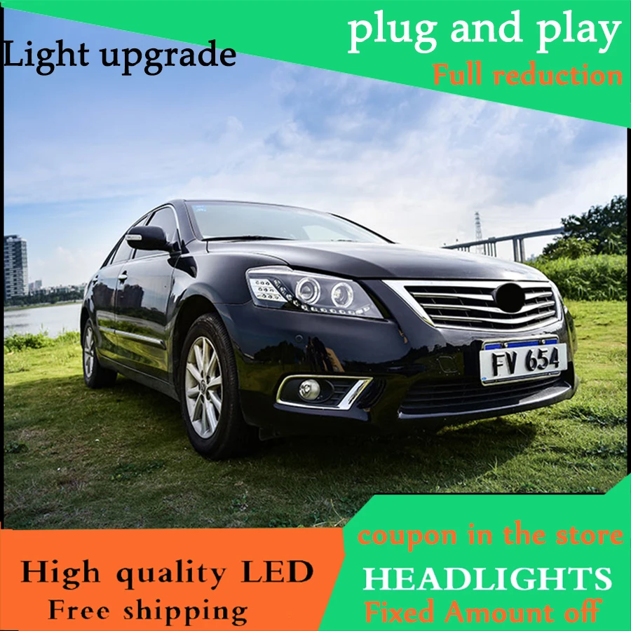 Автомобильный Стайлинг чехол для фары Toyota Camry 2009 2010 2011 светодиодный фонарь