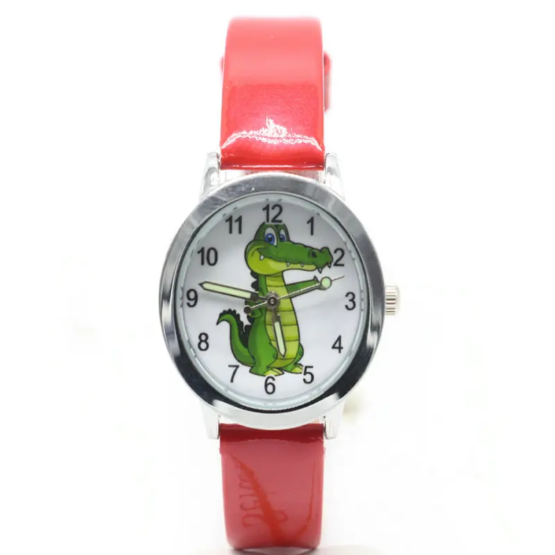 Бесплатная доставка Дети Прекрасный 3D мультфильм Крокодил Дизайн аналоговые