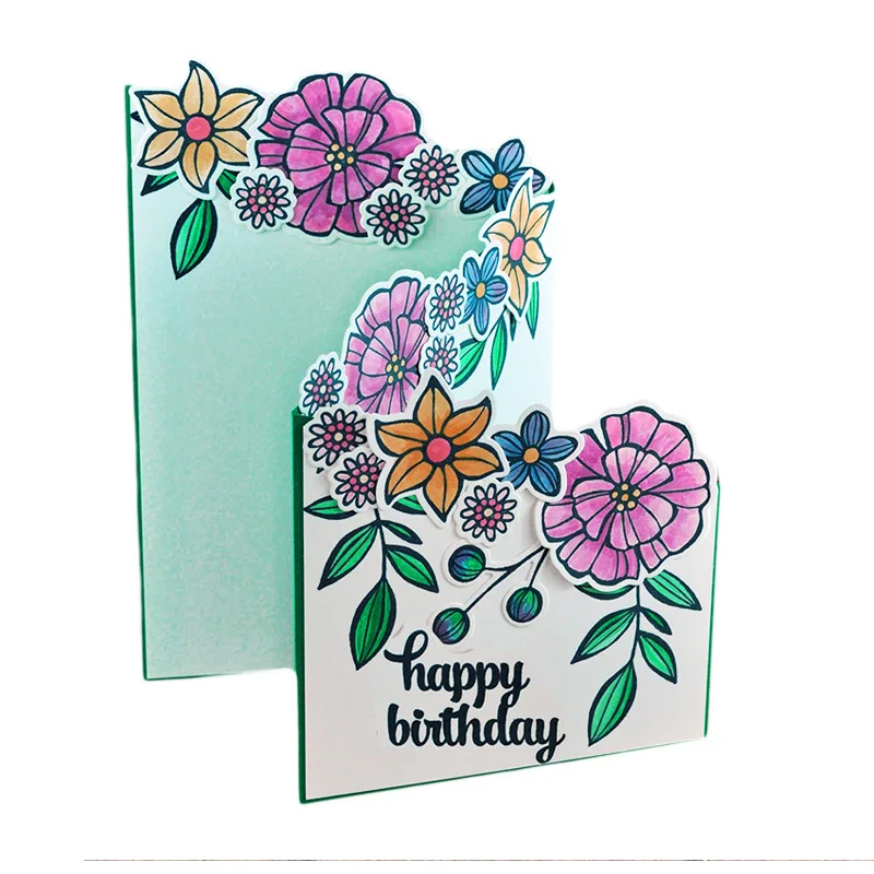 2019 10 шт. падение flowlers металла резка умирает штамп трафарет для DIY Скрапбукинг фото
