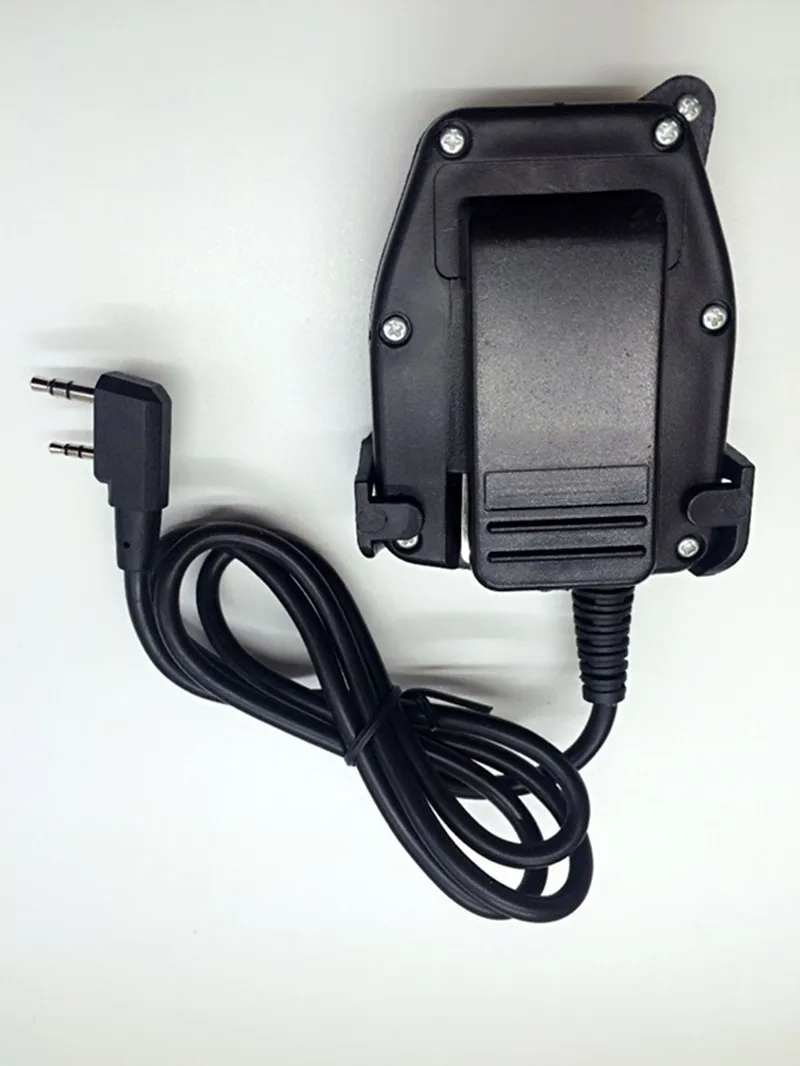 10 шт. водонепроницаемый PTT кабель для KENWOOD K Plug Z Tactical Comtac II H50 MSA SORDIN H60 HD01 HD02 HD03