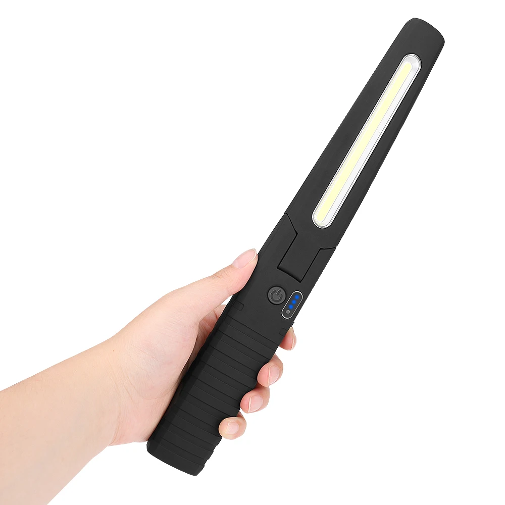 COB + светодиодный фонарик с 4 режимами заряжаемый от USB рабочий фсветильник