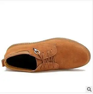 2014 new leather men's boots in winter snow Warm |