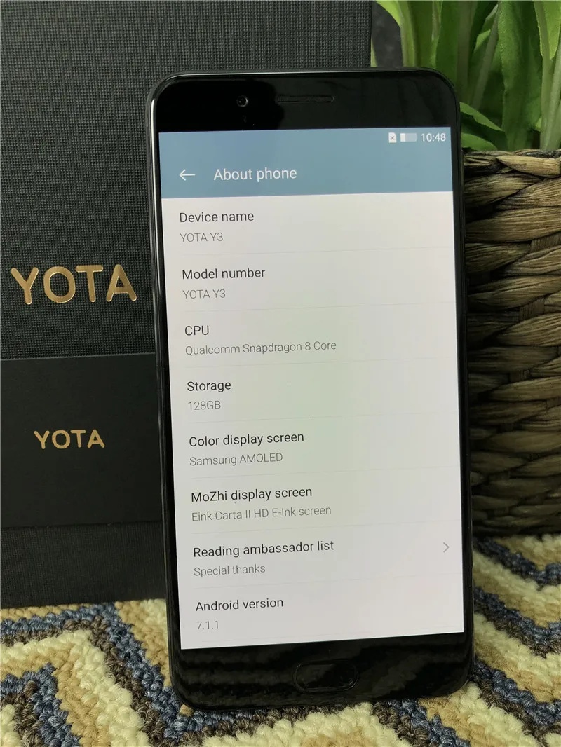 Yota 3 Yota3 Yotaphone 3 Восьмиядерный 4G+ 64G OS7.1 двойной экран 5," FHD экран 5,2" сенсорный E-ink Snapdragon смартфон Play Store
