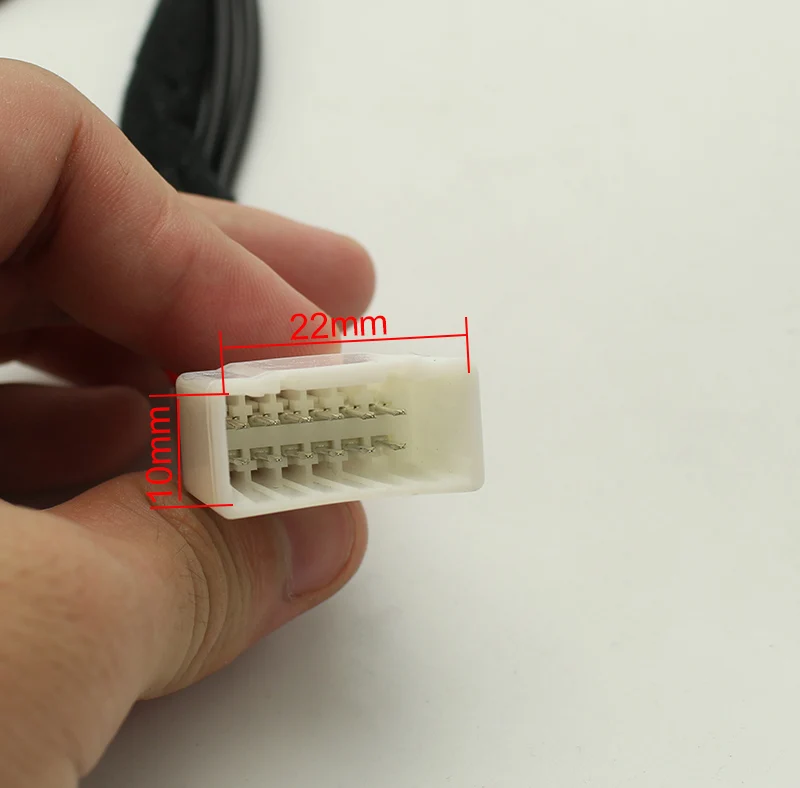 Автомобильная камера заднего вида RCA видео преобразователь кабель