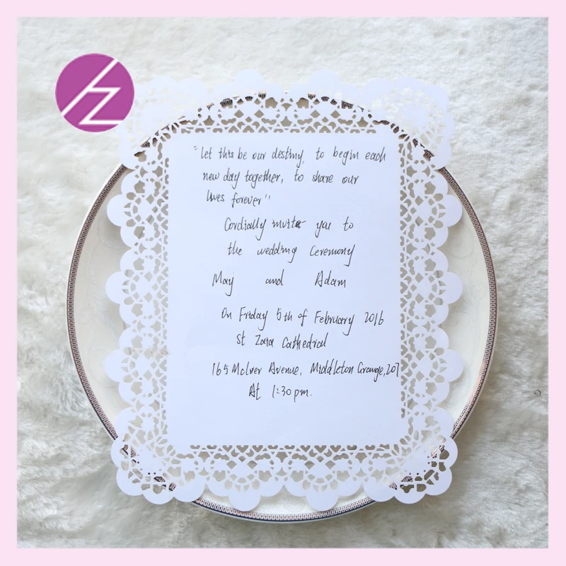 12 шт./лот товары для вечерние с простым дизайном пригласительная открытка