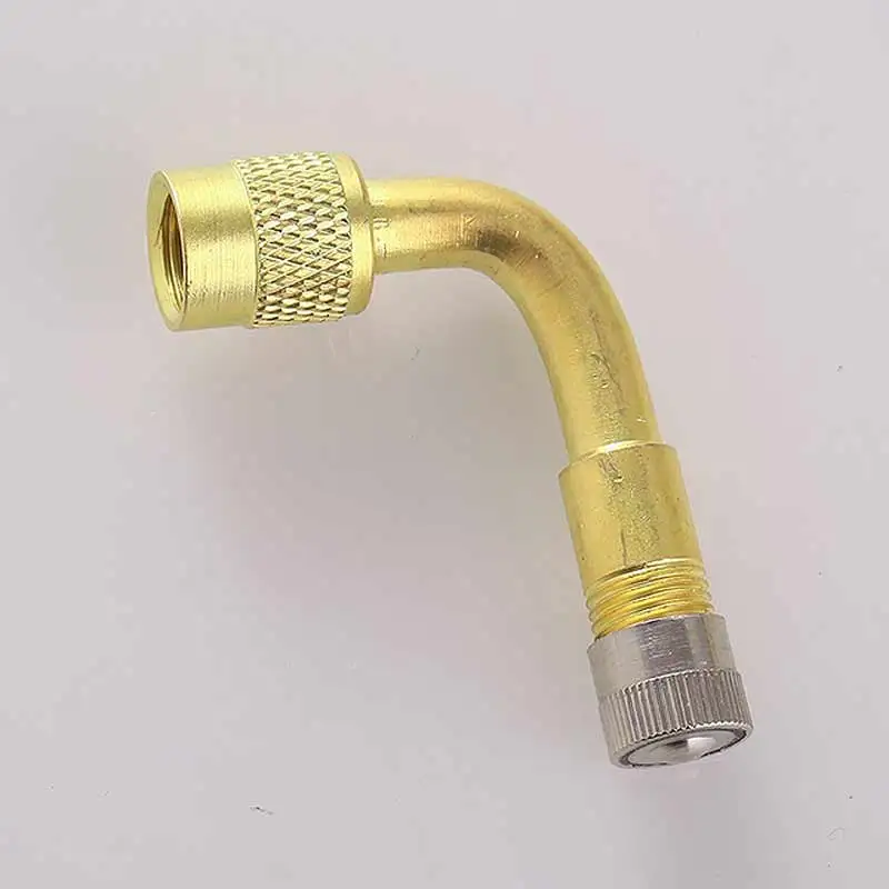 

Hot 90 Degree Tyre Valve Extender Stem Car Motorcycle Bicycle MTB Outdoor Kits Gold BX