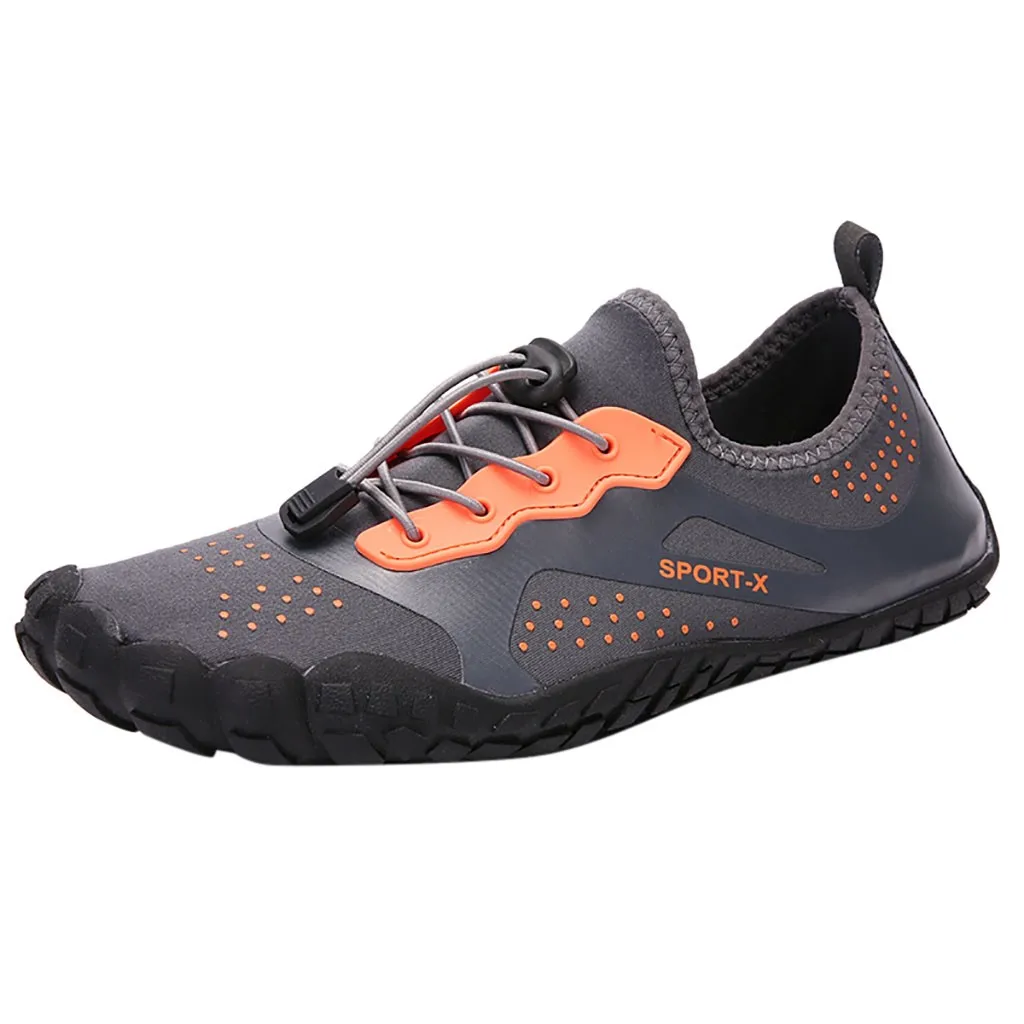 CHAMSGEND/Новинка; парная обувь; обувь для плавания на открытом воздухе; нескользящая износостойкая обувь для плавания - Цвет: Серый