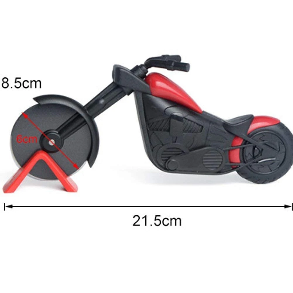 Новинка мотоцикл нож для пиццы двухколесный ролик велосипедные ножи Чоппер