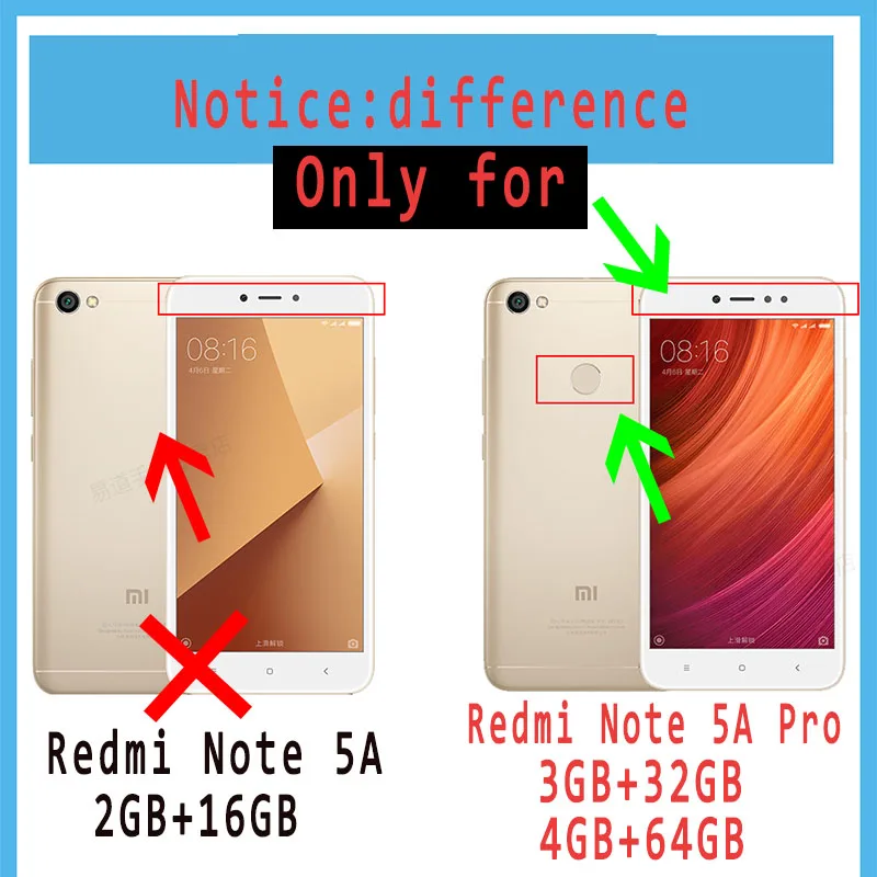 Чехол для Xiaomi Redmi Примечание 5A 32 ГБ 64 Жесткий ПК и мягкий ТПУ слой гибридный