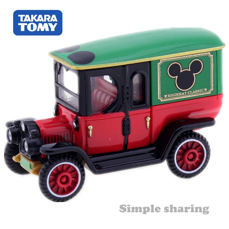 Takara Tomy Tomica Disney моторы DM 01 Высокое шляпа классических автомобилей с Микки-Маусом