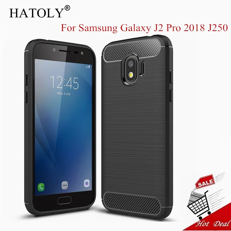 Чехол HATOLY для Samsung Galaxy J2 Pro 2018 резиновый и тпу прочный чехол J250 | Мобильные телефоны