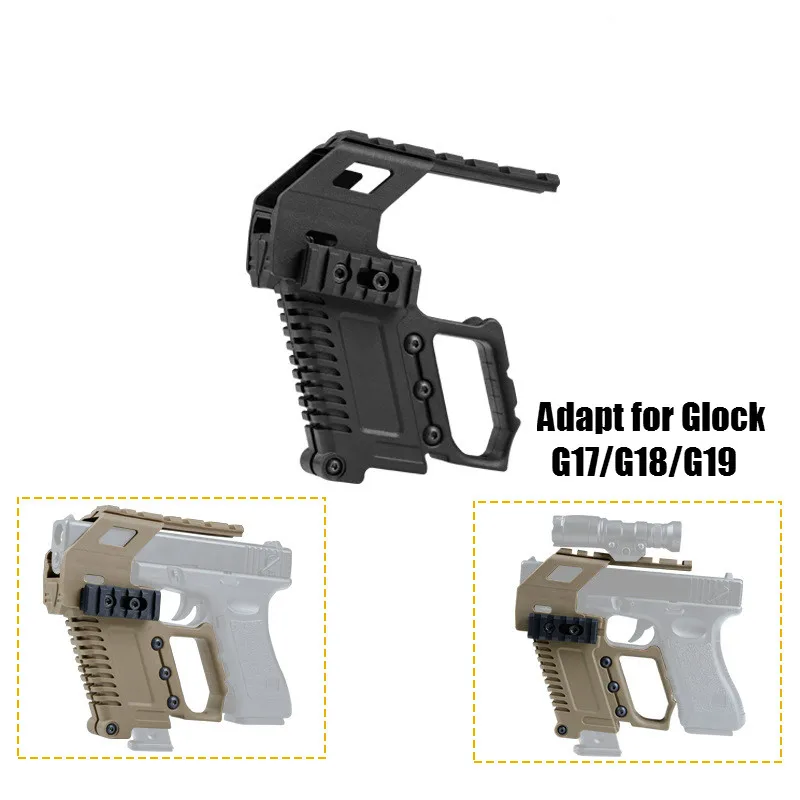 Серия Glock рельсовая база загрузочное устройство пистолет Карабин Комплект быстрая Перезагрузка для Glock G17 G18 G19 серия крепление Охота