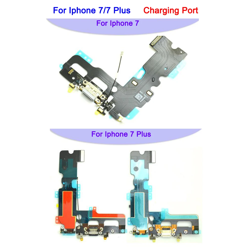 USB зарядное устройство док-станция разъем порт для iphone 7 plus зарядный гибкий кабель