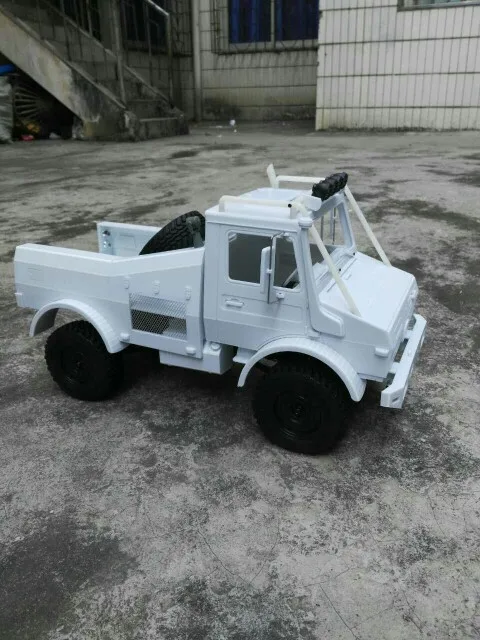 Масштаб 1/10 гусеничный самосвал грузовик 4x4 неокрашенный корпус наборы без клея