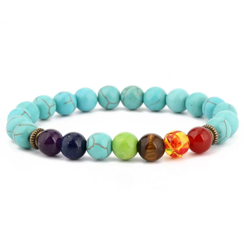 Buddha Prayer Unisex Round Natural Stone Beaded Bracelet Strand Wristband Bangles For Men Women Casual Jewelry Gift | Украшения и