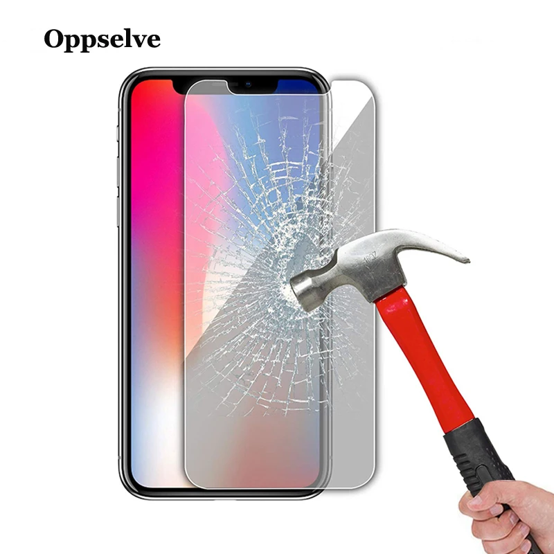 Защитное стекло 9H для iPhone 11 Pro Max защитная пленка экрана 7 6 8 X R XS 12 Защитная
