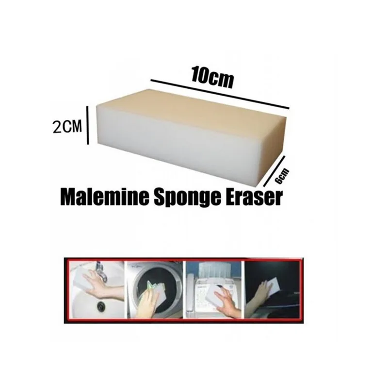 Оптовая продажа 100 шт./лот белая волшебная губка Ластик Меламиновый Очиститель