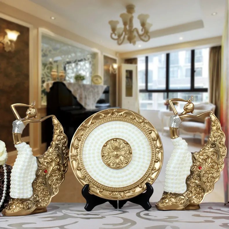 Украшение для гостиной стильное украшение дома павлин танцор фигурка вход вино