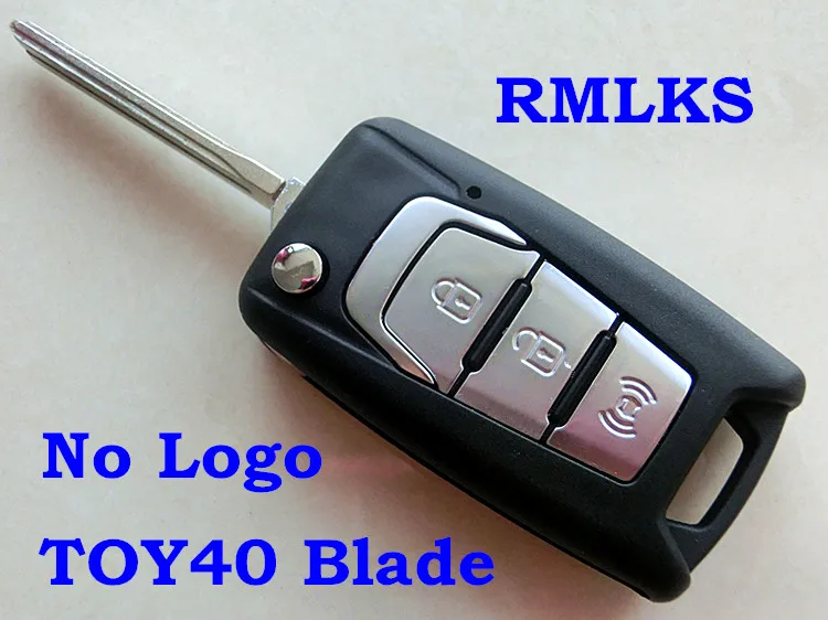 Запасная деталь RMLKS для SsangYong Korando New Actyon C200 3 кнопочный Складной Корпус ключа с