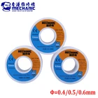 3 шт.лот, проволока для пайки с канифолью 0,4 мм, 0,5 мм, 0,6 мм, 55 г, проволока для пайки Solda Estanho BGA, инструменты для ремонта паяльной станции