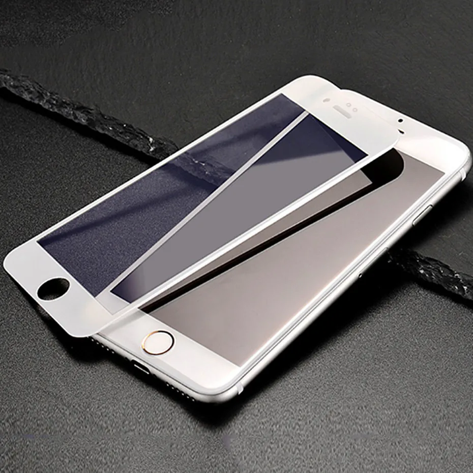 9H полное покрытие Защитное стекло для iphone 8 7 6 6s X XS MAX 5S se 5 защита экрана закаленное