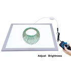 Светодиодная панель для фотосъемки, 38 см, 1200 лм, бестеневое нижнее освещение для фотостудии 40 см