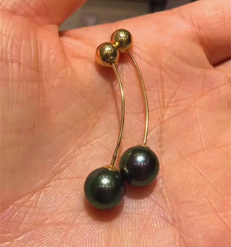 Женщины Подарок слово Стерлингового Серебра 925 настоящее До и после Tahiti Pearl tribolites