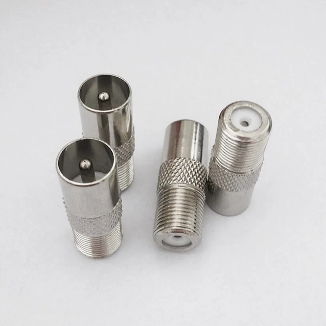 5 шт. быстроразъемный коаксиальный разъем RF Coax F Женский к мужской ТВ антенна