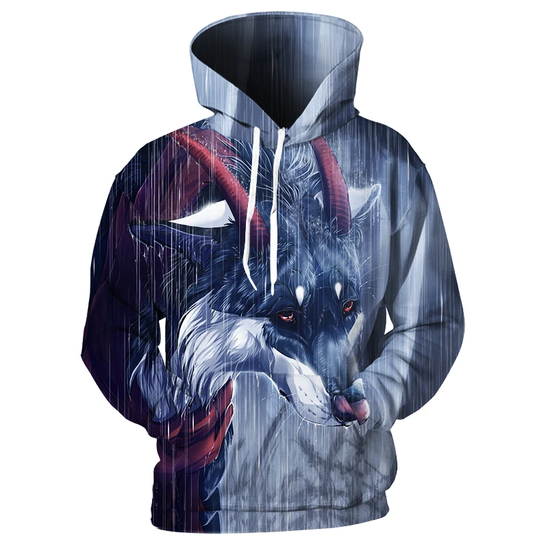 Cloudstyle, черные, белые повседневные толстовки, мужские, женские, 3D Толстовка, животное, собака, Хаски, волк, с принтом, толстовка, Забавный пуловер, зимняя куртка