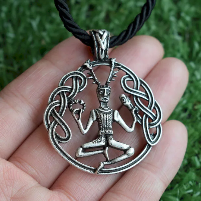 SanLan 1 шт. Cernunnos Кулон КЕЛЬТСКИЙ лес Бог Медь Ювелирные изделия ручной работы