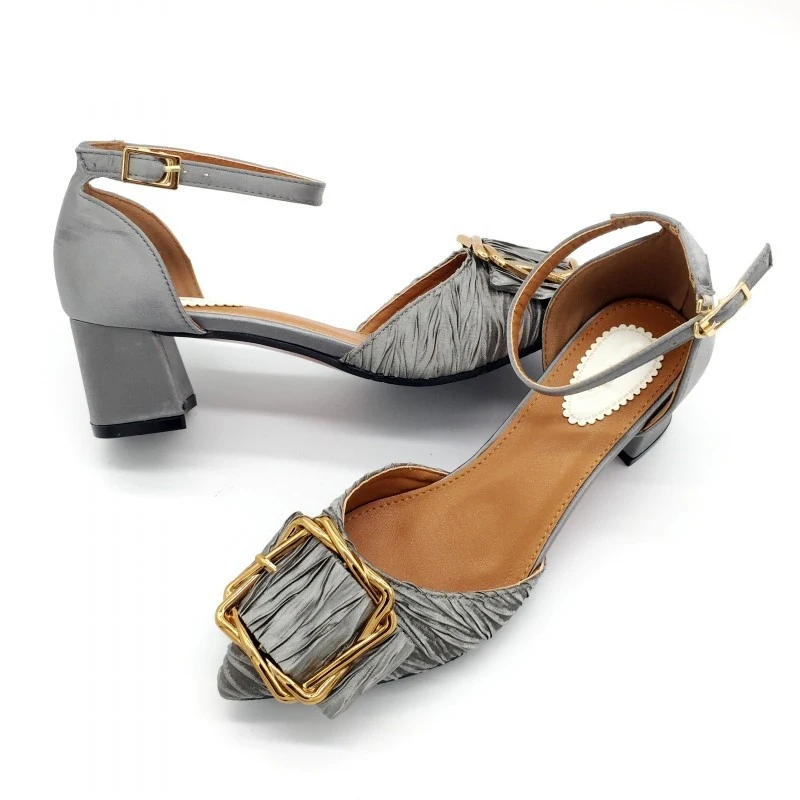 

SNURULAN2018 New Shoes Women Fashion Female Pumps Buckle Strap Shallow High Heel Shoes Square Heel Ladies Shoes FootwearE672