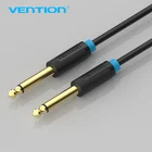 Vention 6,5 мм Джек аудио кабель Позолоченные 6,5 Джек к джек AUX кабель 0,5 м, 1 м, 1,5 м, 2 м, 3 м для гитары микшер усилитель Aux Cabo