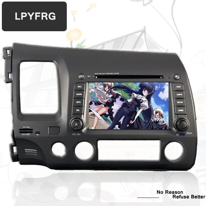 Автомагнитола на android 10 0 для Honda Civic 2006 2007 2008 2009 2010 2011 автомобильный dvd плеер 4G