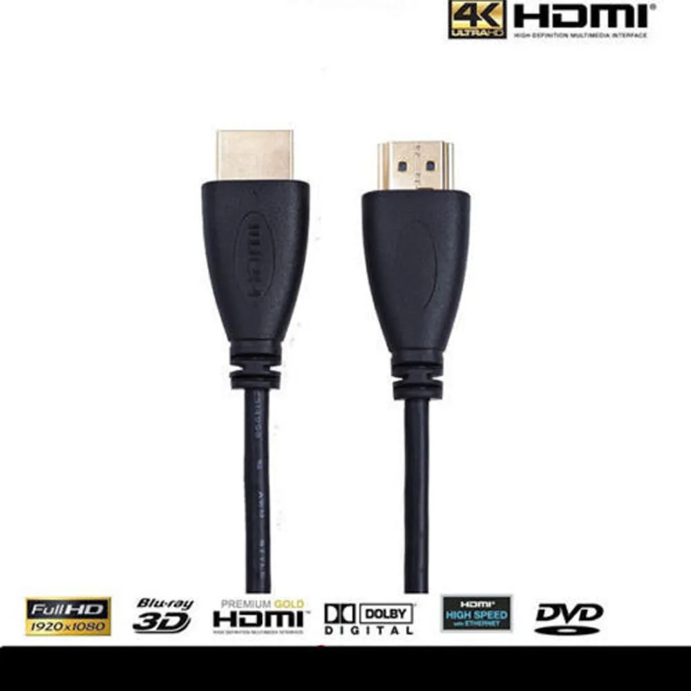 Полный 1080P 3D Премиум HDMI к HDMI кабель 1,4 в HD цифровой DVB-S2 спутниковый DVB-T2 ISDB-T ATSC ТВ приставка подключен HD ТВ HDMI
