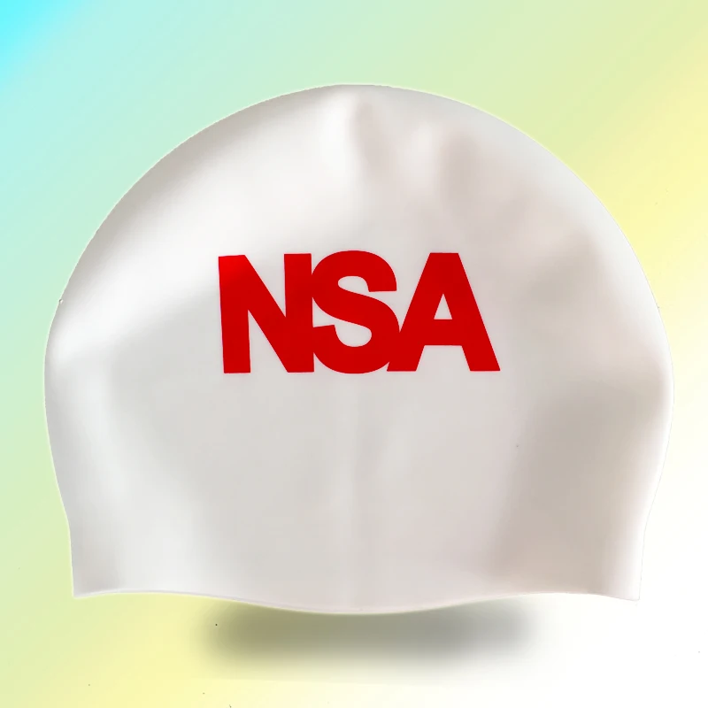 NSA Новая Водонепроницаемая силиконовая шапочка для плаванья шапочки бассейна