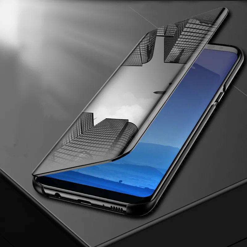 QINUO Smart view Mirror Case For Samsung J3 J510 J710 J2 J7 Pro NXT Core Leather case G530 J5 Prime ON 5 7 |