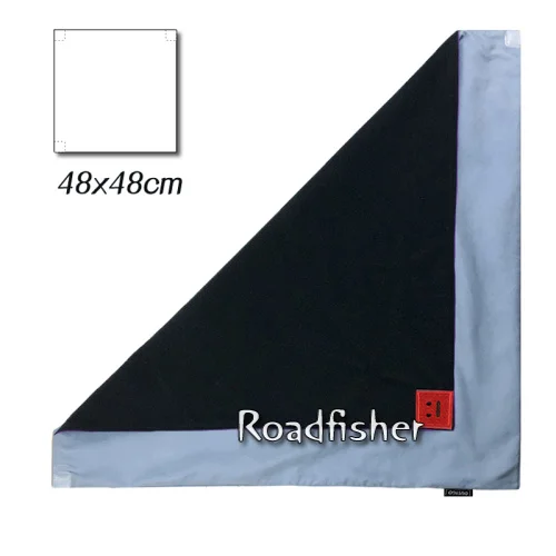 Black 48cmX48cm Roadfisher нейлон водостойкая камера обёрточная бумага ткань чистой и защиты чехол для объектива Canon Sony Fuji xt20 SLR DSLR - Цвет: Black 48cmX48cm