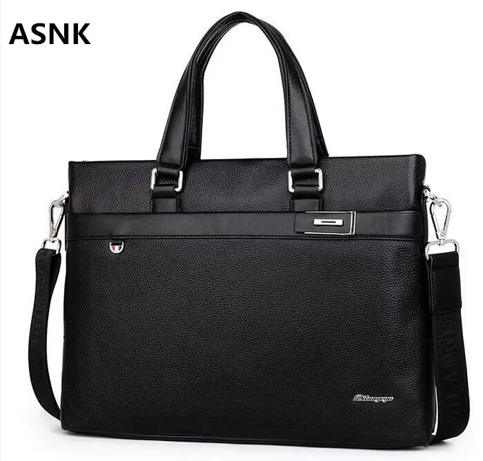 Сумка-тоут мужская из натуральной кожи модный саквояж кросс-боди для ноутбука 14